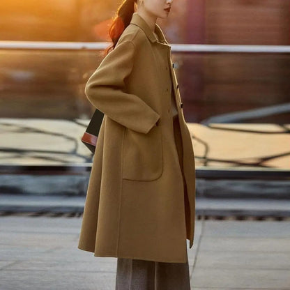 Manteau classique en laine élégant pour femme