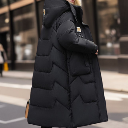 Eleganter Damenwintermantel Modern Style - IdealeKleiden