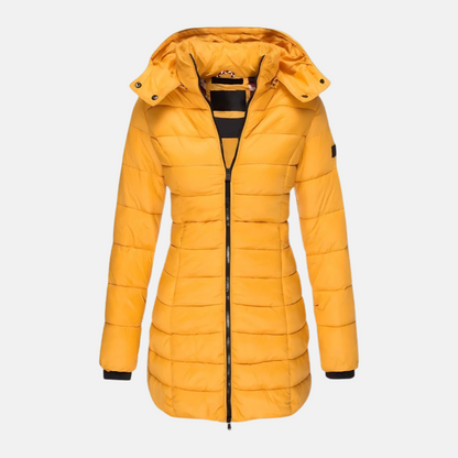 Doudoune matelassée slim fit à capuche pour femme
