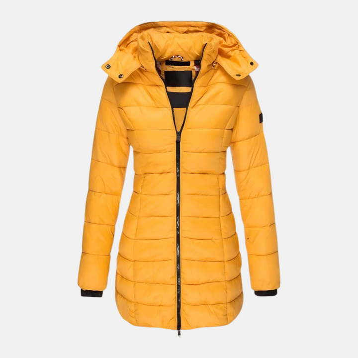 Doudoune matelassée slim fit à capuche pour femme