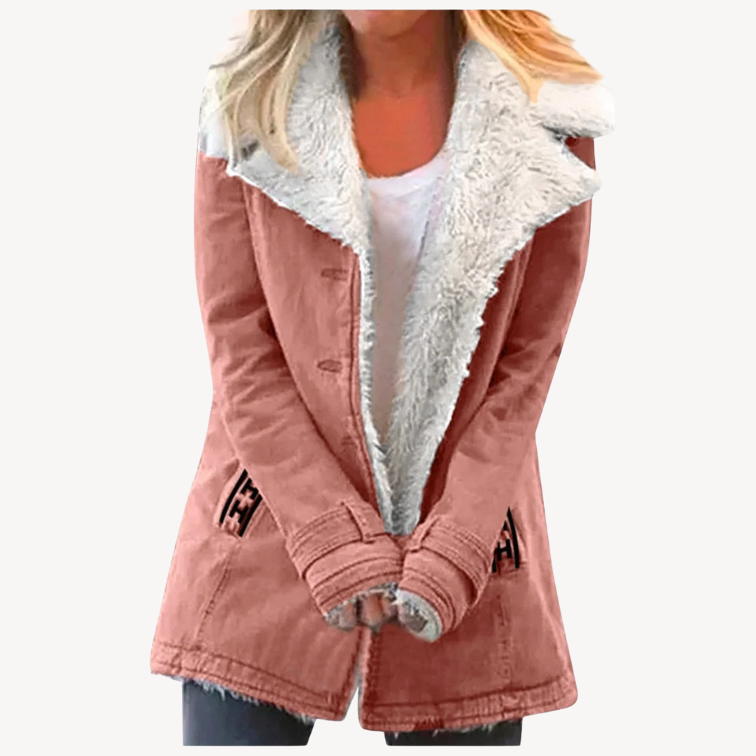 Doudoune femme doublée polaire chaude