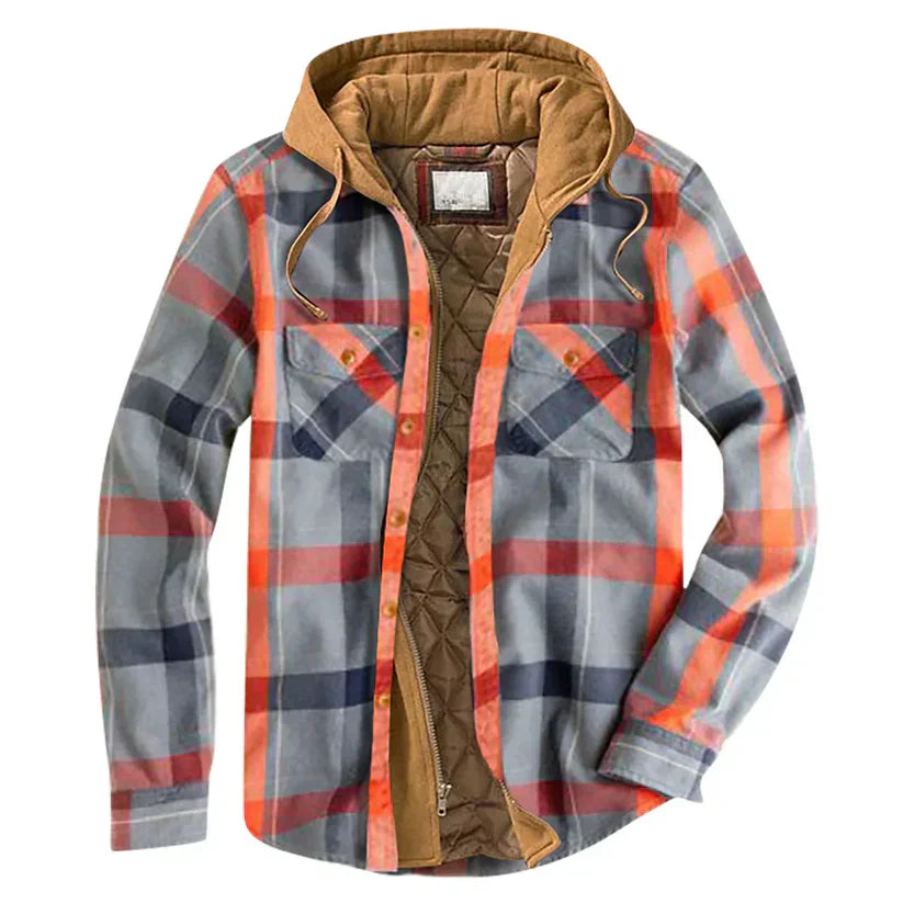 Veste d'hiver pour homme avec capuche