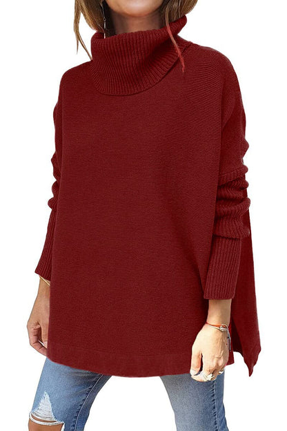 Pull pour femme Col roulé Confortable Automne