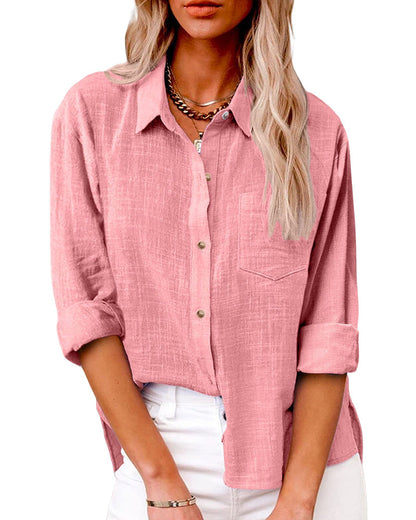 Chemise pratique avec des poches de poitrine