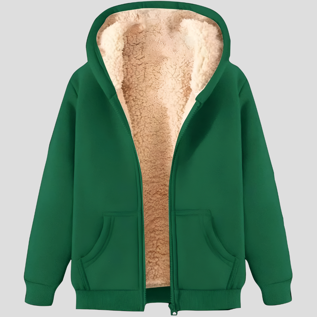 Sweat à capuche polaire chaud pour homme Hiver