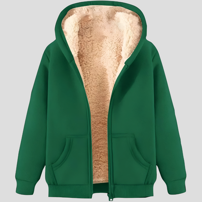 Sweat à capuche polaire chaud pour homme Hiver