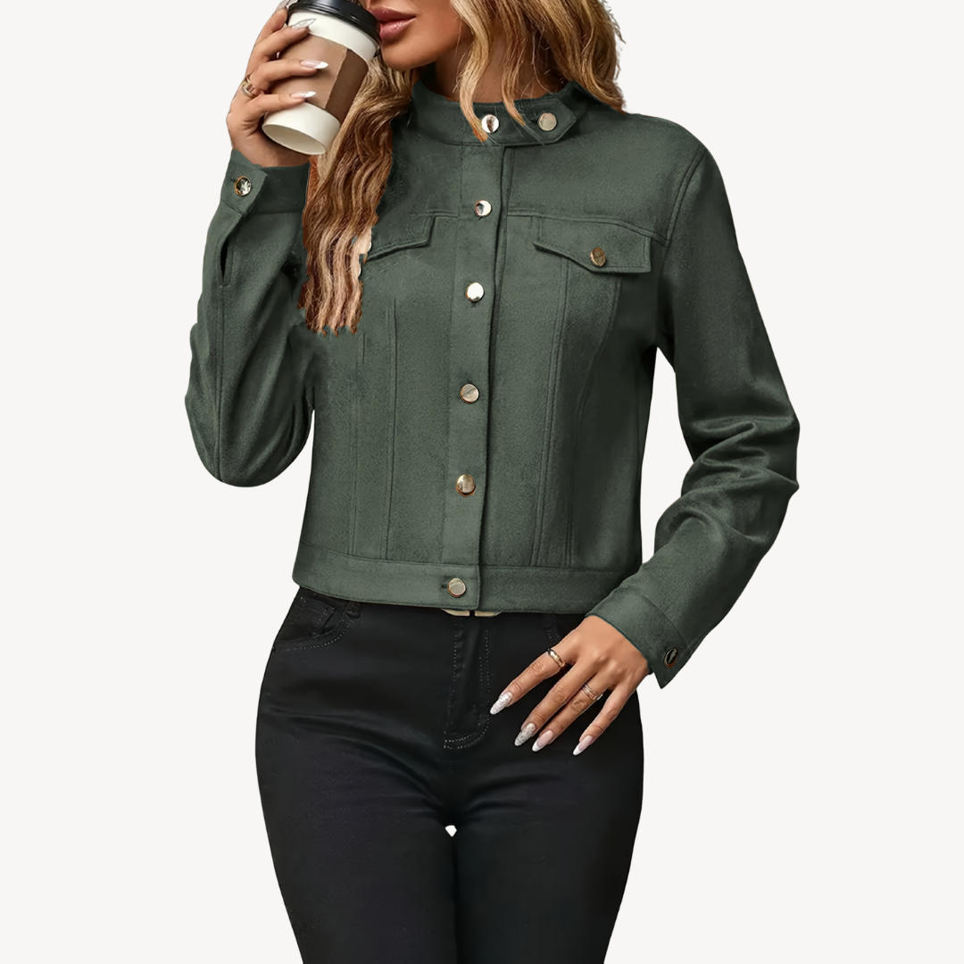 Moderne Damen Denim Jacke - IdealeKleiden