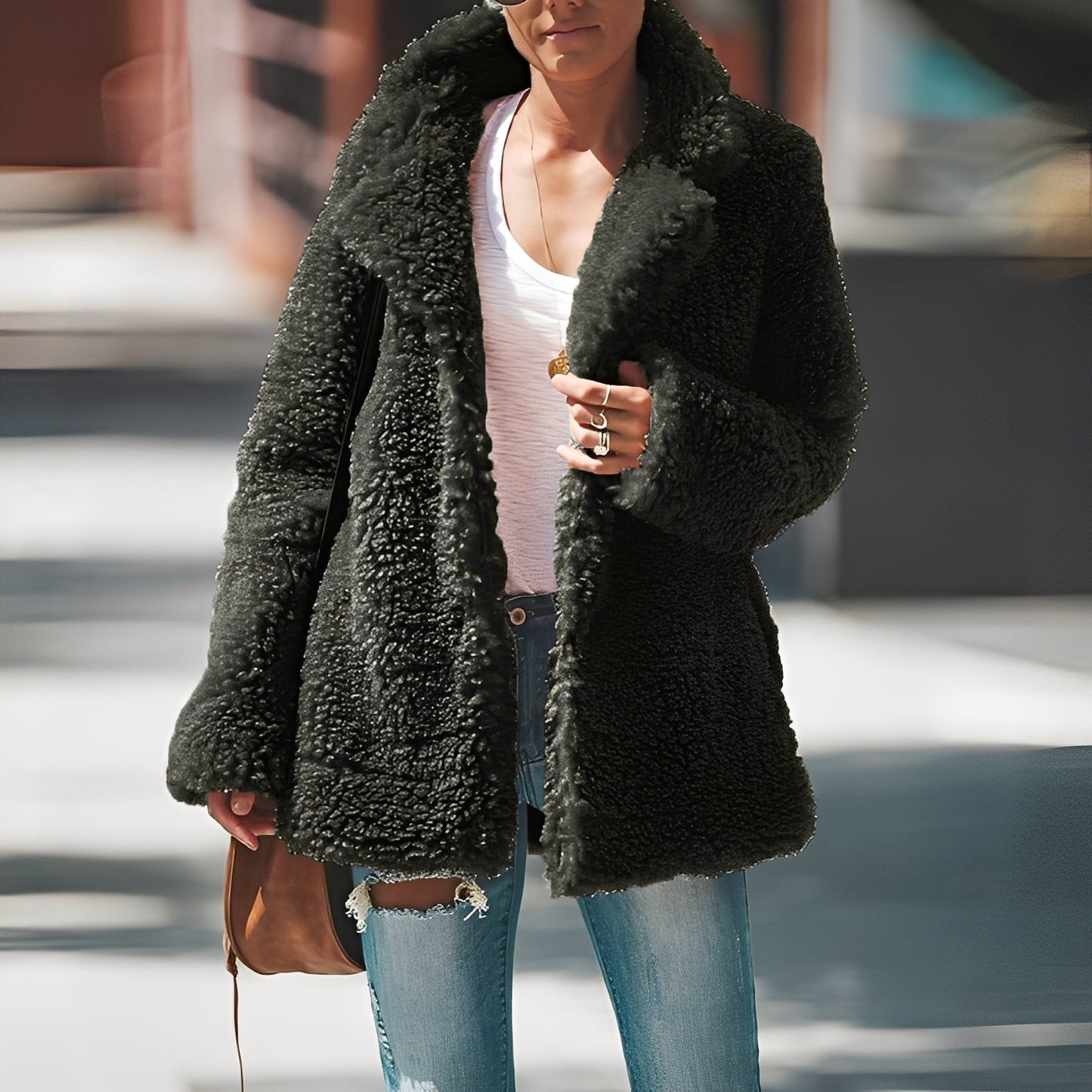 Veste polaire chaude femme style moderne