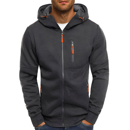 Veste stylée pour homme, moderne, à capuche