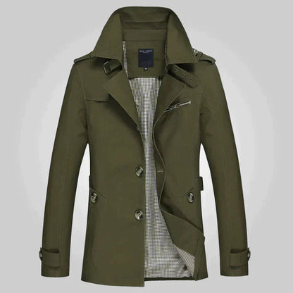 Trench-coat élégant pour homme style classique