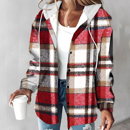 Veste à capuche douce et confortable pour femme