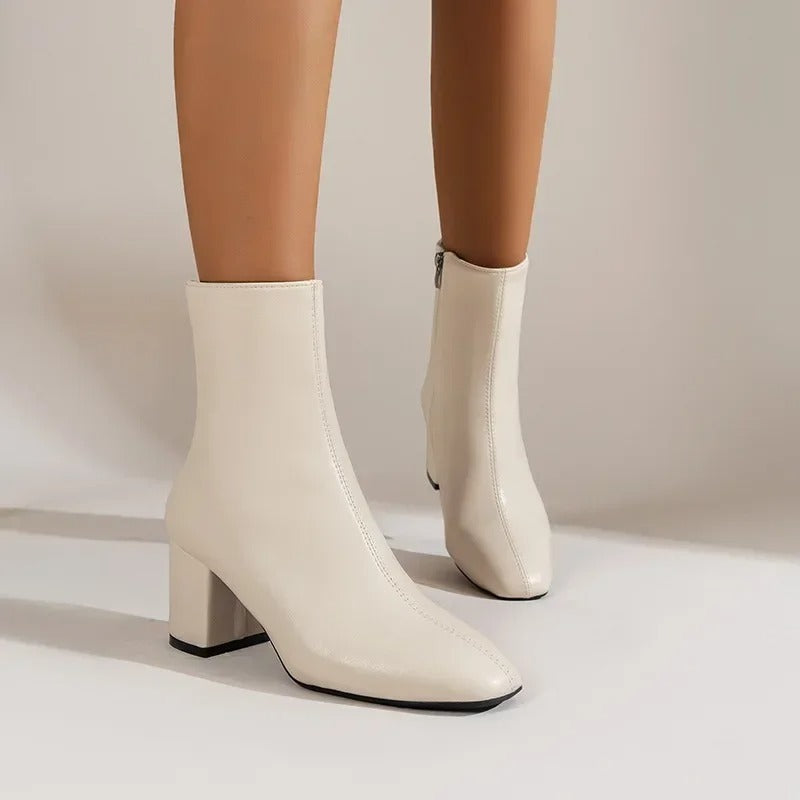 Bottes à talons confortables pour femmes