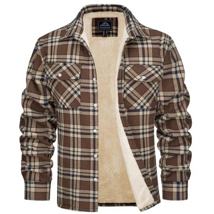 Blouson homme en cuir style outdoor