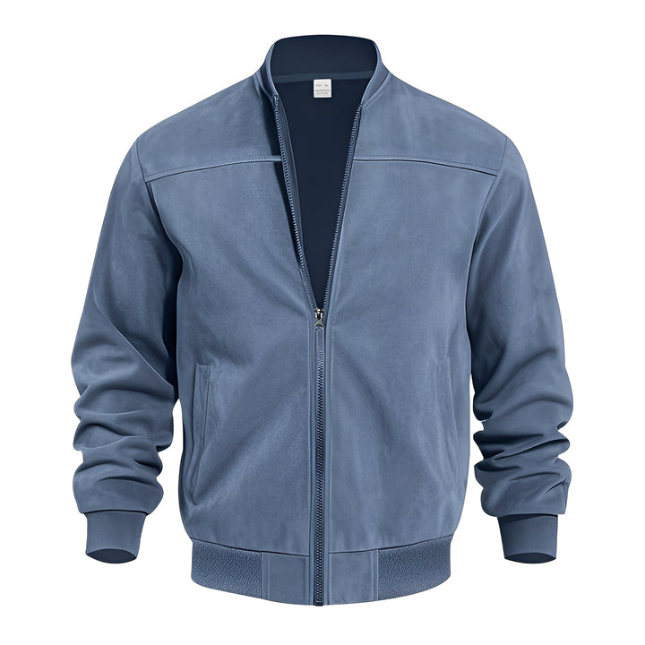 Blouson en cuir homme élégant en daim