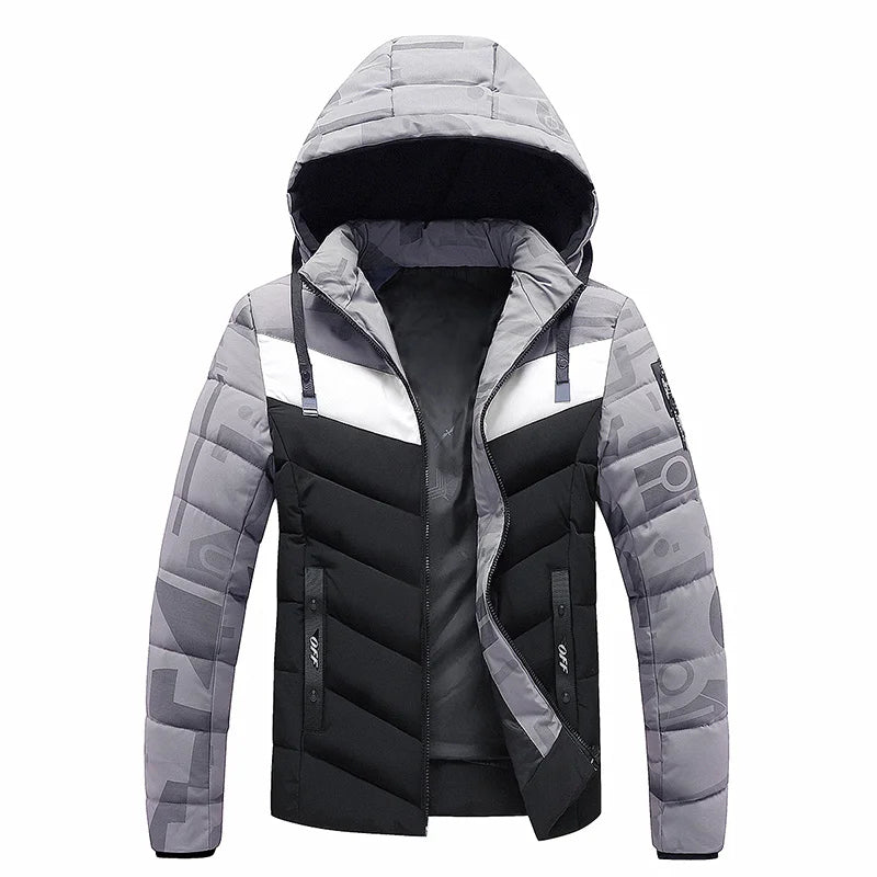 Blouson d'hiver homme chaud en duvet