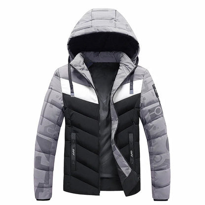 Blouson d'hiver homme chaud en duvet