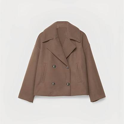 Veste courte confortable pour femme style décontracté