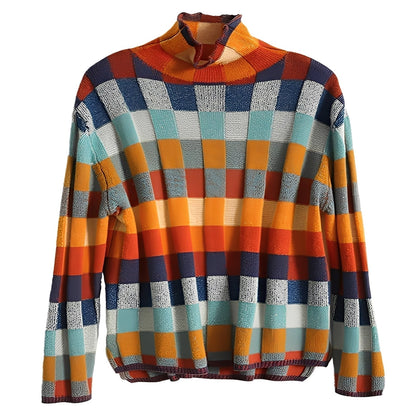 Pull doux en cachemire coloré pour femme