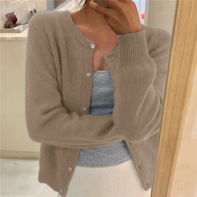 Gilet en maille souple pour femme Confortable