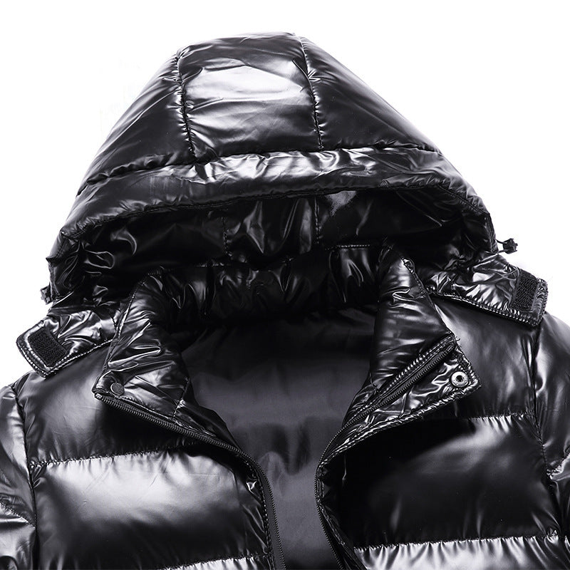 Herren Winterjacke Lässig Wetterfest Isoliert - IdealeKleiden