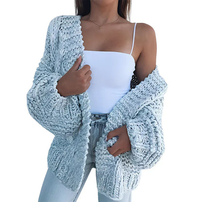 Pull en peluche grande taille pour femme