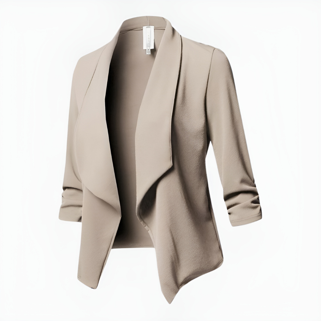 Blazer long élégant pour femme, style manteau
