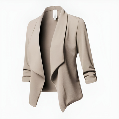 Blazer long élégant pour femme, style manteau