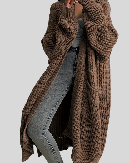 Long cardigan élégant pour femme