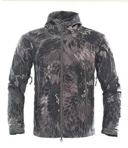 Veste d'hiver chaude avec capuche imperméable