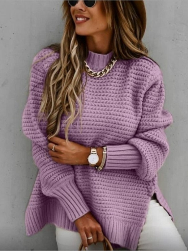 Pull tricoté femme doux et confortable