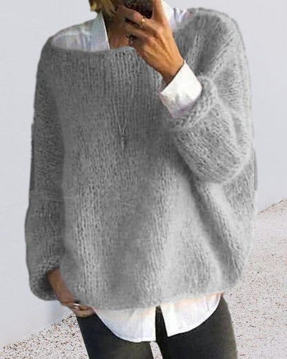Pull tendance, col coloré
