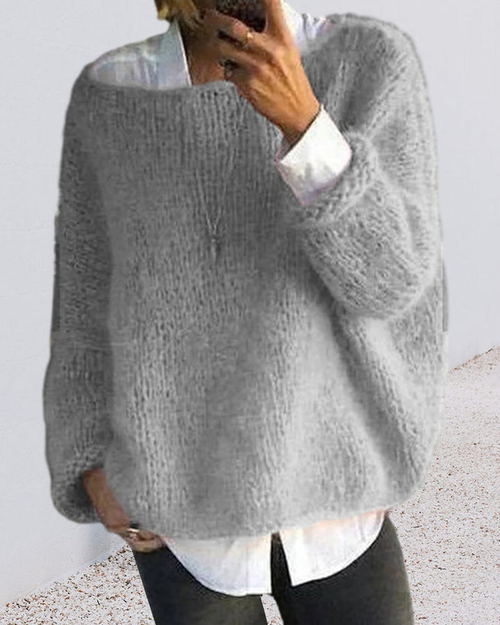 Pull tendance, col coloré