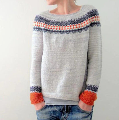 Pull vintage femme style rétro