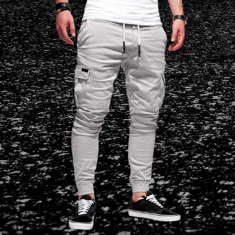 Pantalon cargo confortable pour homme avec plusieurs poches