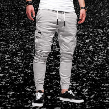 Pantalon cargo confortable pour homme avec plusieurs poches