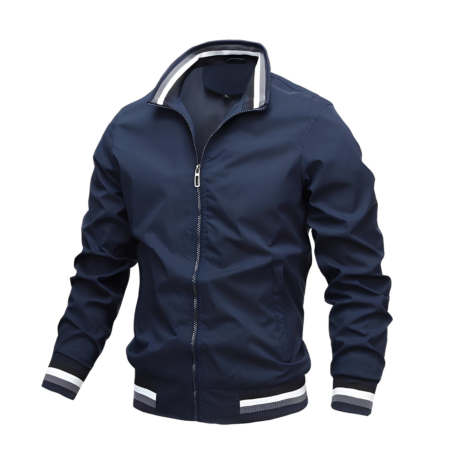 Blouson aviateur rayé homme stylé