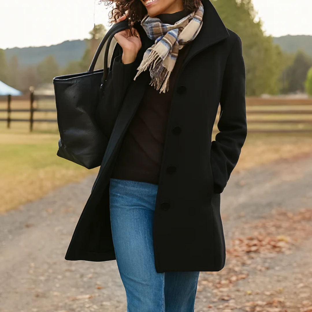 Manteau élégant pour femme à coupe moderne