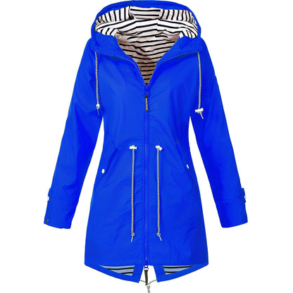 Veste légère femme à capuche pour l'extérieur