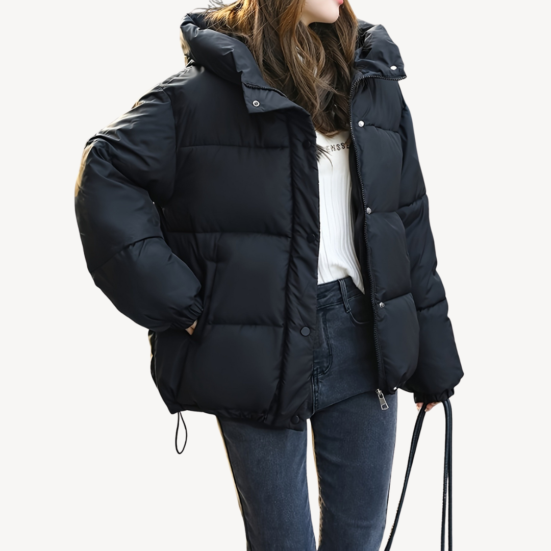 Sweat à capuche pour femme, doudoune chaude