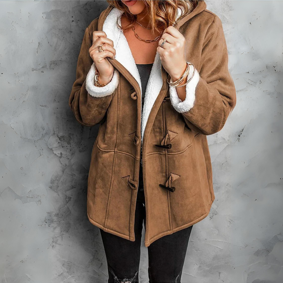 Damen Kapuzenjacke Modern Bequem - IdealeKleiden