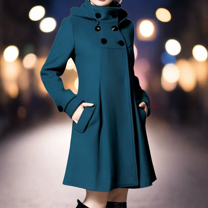 Eleganter Wintermantel Klassisches Design - IdealeKleiden