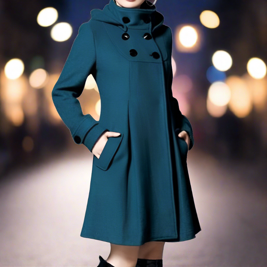 Eleganter Wintermantel Klassisches Design - IdealeKleiden