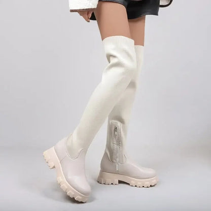 Chaussettes montantes stylées City Chic