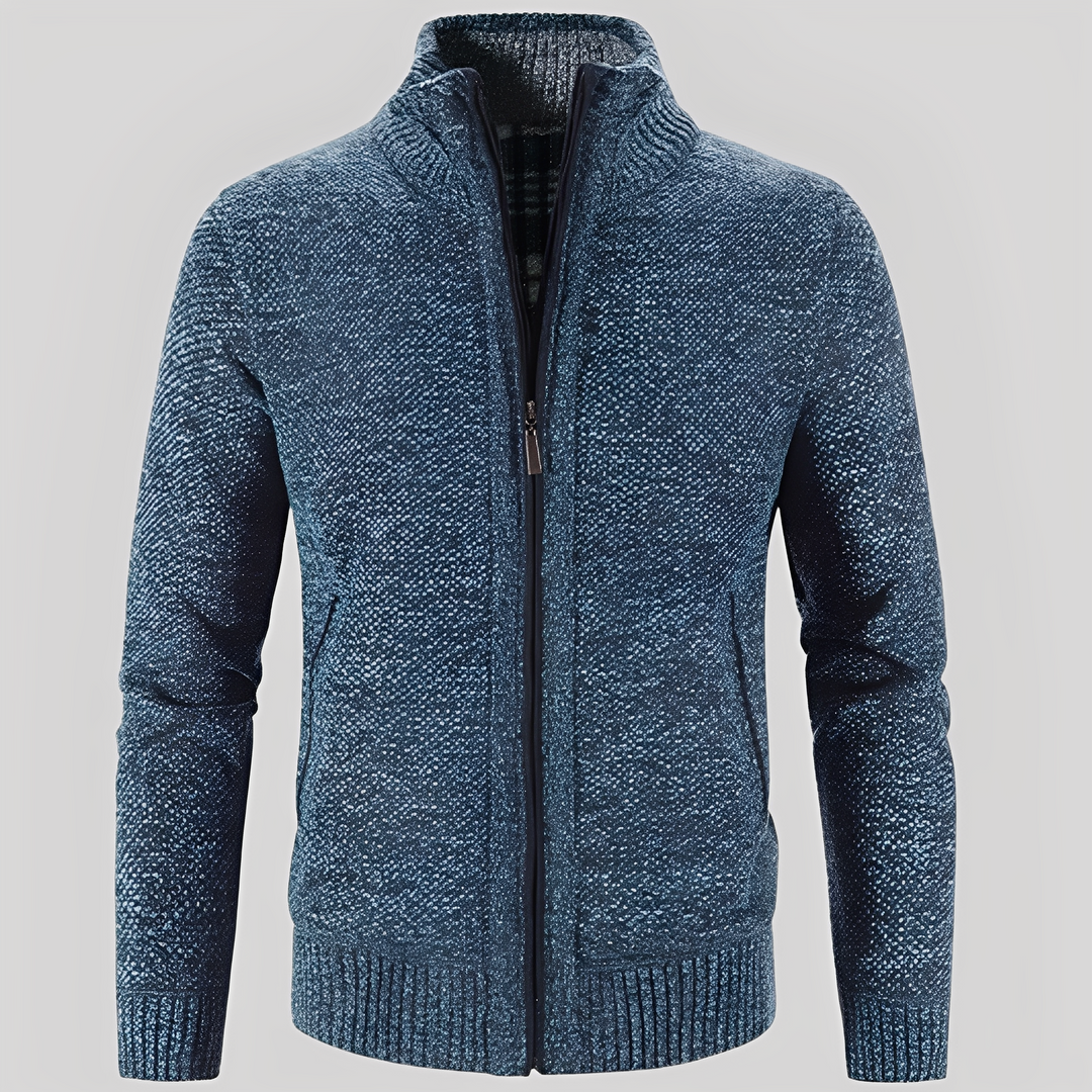 Cardigan zippé pratique pour hommes