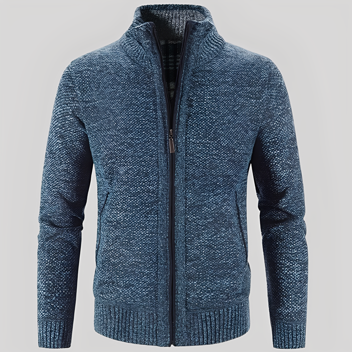 Cardigan zippé pratique pour hommes
