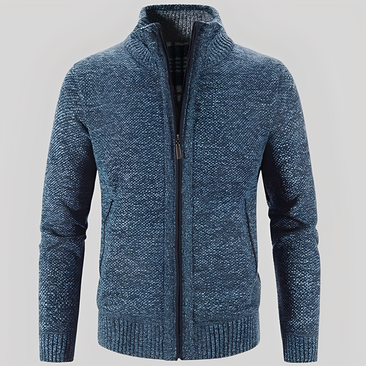 Cardigan zippé pratique pour hommes