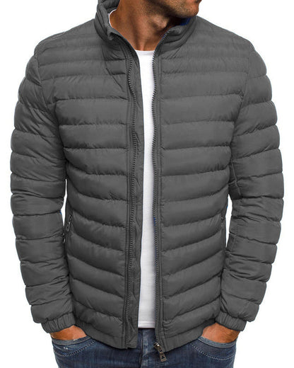 Veste simple à col montant Couleurs variées