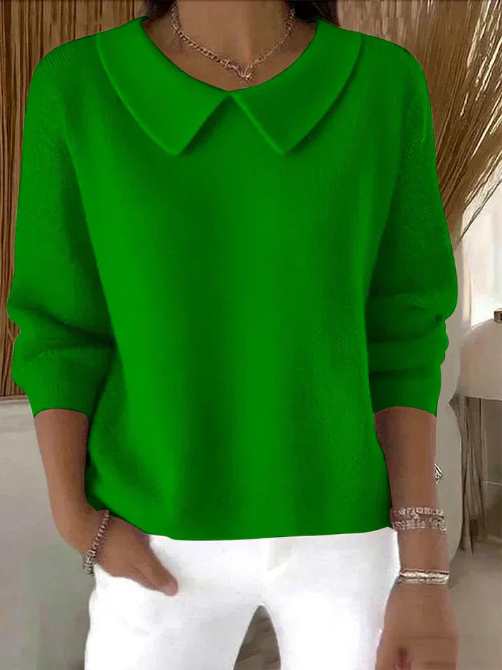 Frieda | Damen Pullover Klassik Style - IdealeKleiden