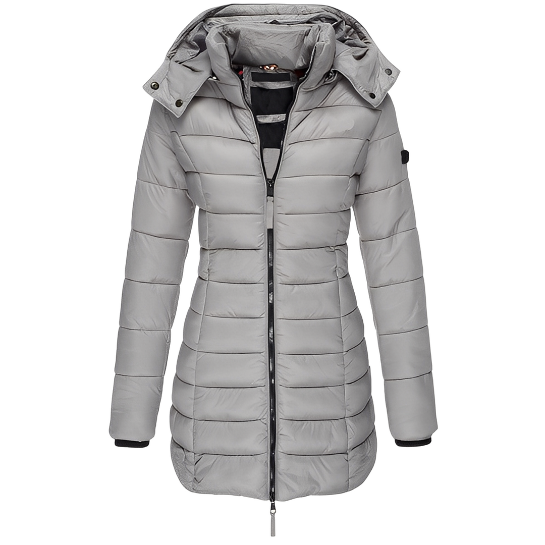 Manteau élégant pour femme, chaudement rembourré