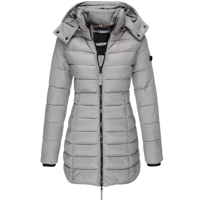 Manteau élégant pour femme, chaudement rembourré